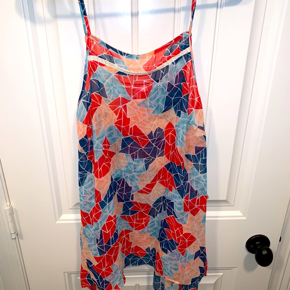 BCBG Multi-Colored Blouse